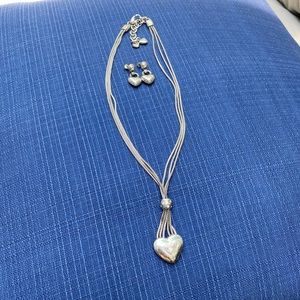 Matching Brighton necklace and earrings